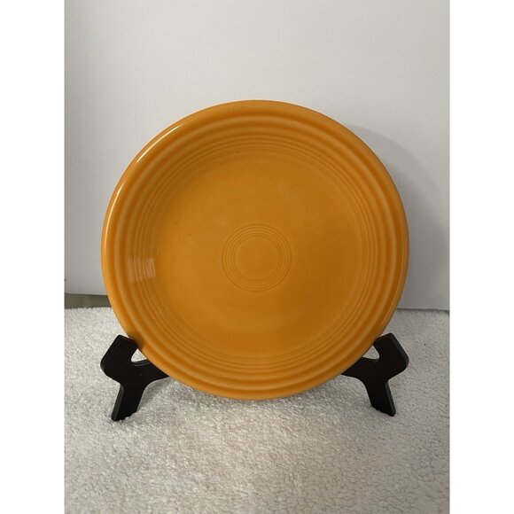 Tangerine Fiesta Fiestaware Salad Bread Dessert Luncheon Plate HLC 7 1/4" - Picture 1 of 3